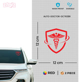 Elegant Doctor Car Tag for Safe Drives